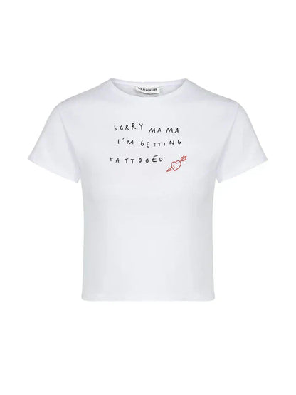 Sorry Mama Baby Tee | Crop Top